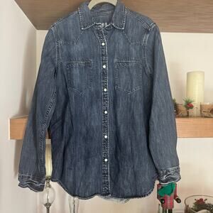 Gap 1969 Denim Button Down with Pearl Snaps